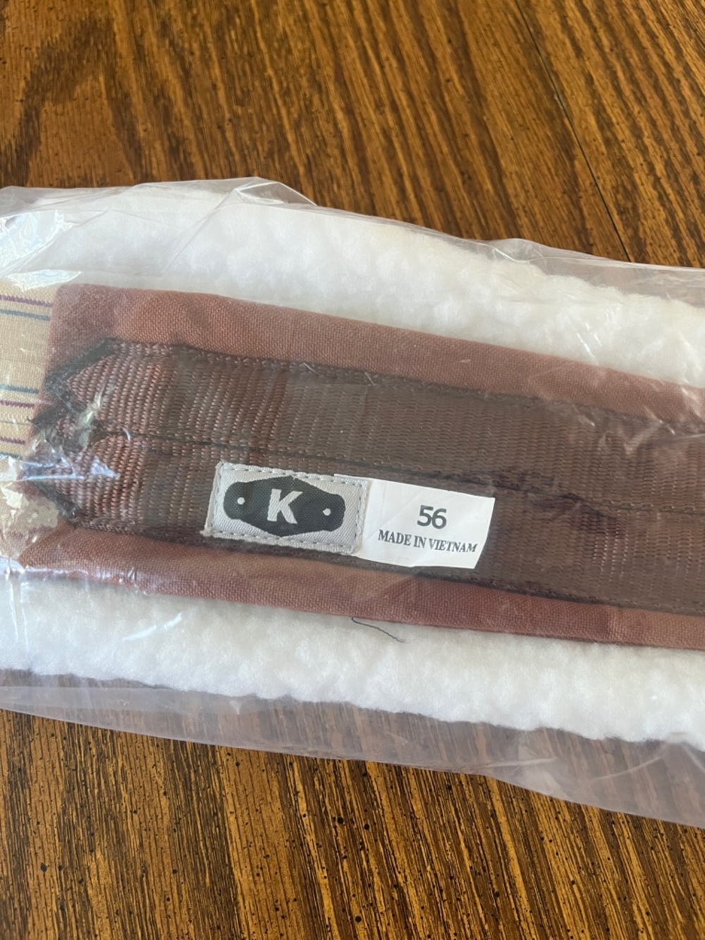 NWT KINCADE CHAFELESS Fleece GIRTH WH 56 inches - Picture 5 of 7